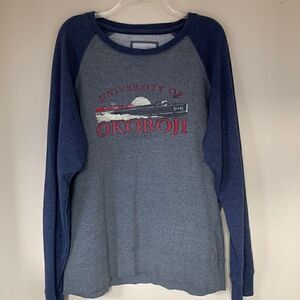 Okoboji Phantoms Sweatshirt Vintage Crewneck Blue Red‎ USA XL